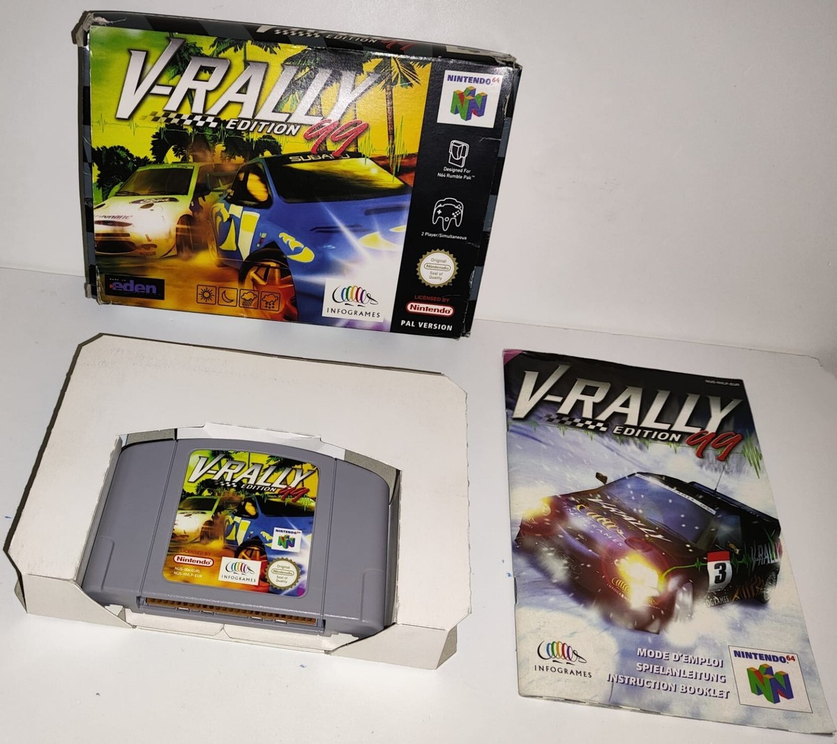 NINTENDO 64 - 【希少・動作確認済】Nintendo64 V-RALLY EDITION 99 Playthrough [N64] V-Rally: Edition' 99 - YouTube