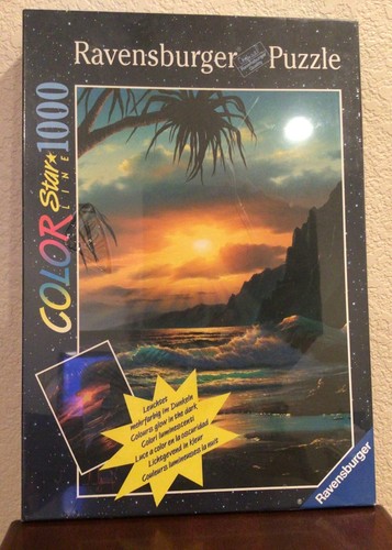 New Ravensburger "SUNSET BY THE SEA" 1000-Piece Puzzle, 19.69" x 27.56"