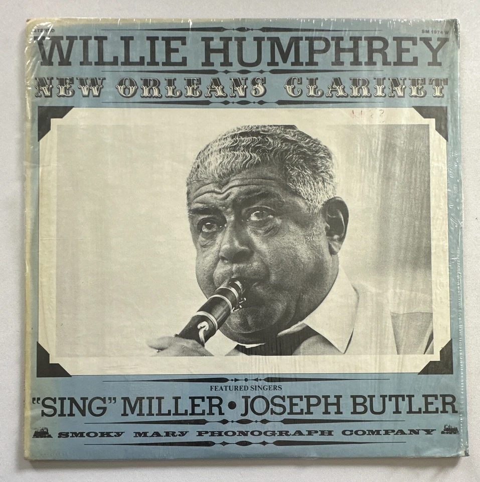 Willie Humphrey – New Orleans Clarinet Jazz Blues Lp Vinyl Record Ex / Ex - Image 2 of 4