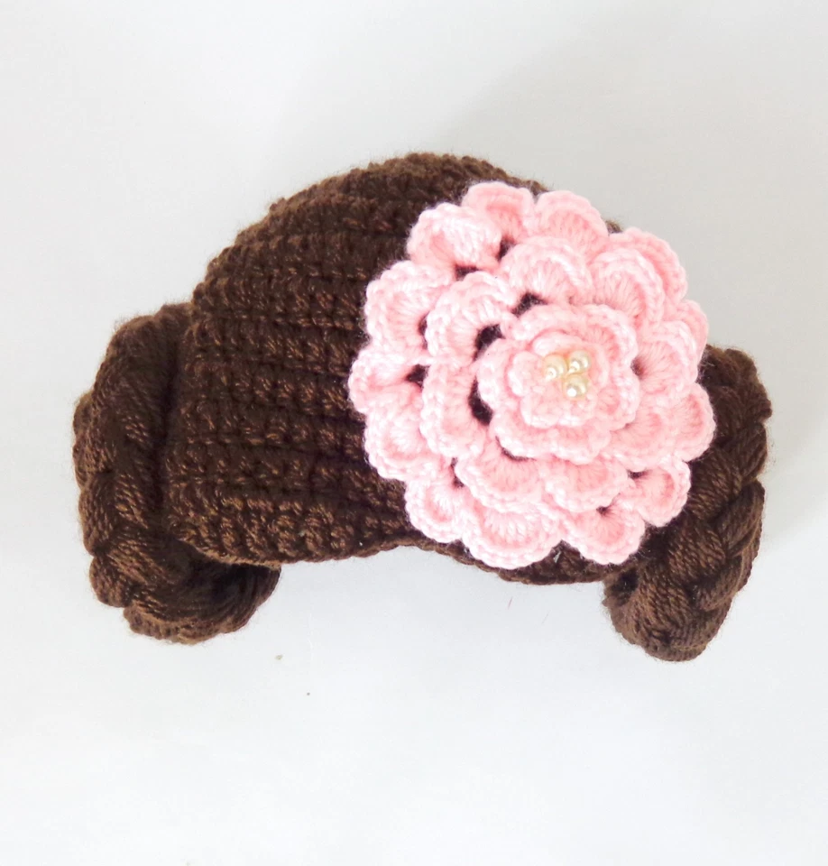 星球大战莱娅公主帽子带花带光剑新生儿婴儿万圣节 — 第 4/4 张图片