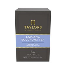 Lapsang Souchong, Black Tea, Pillow Tea Bags, 50 Count Pack of 1 , Smoky, Ri...