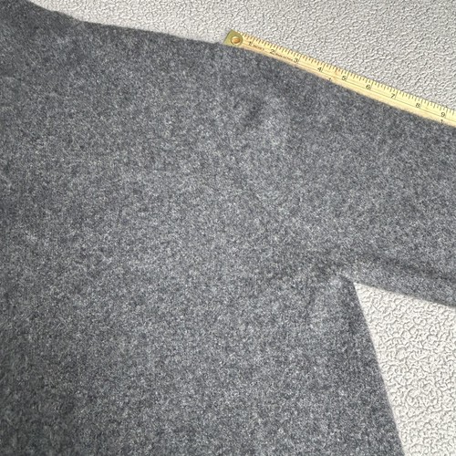 Club Room Sweater Mens XL Gray Cashmere Estate Half Zip Pullover Soft Knit Warm - Picture 7 of 10