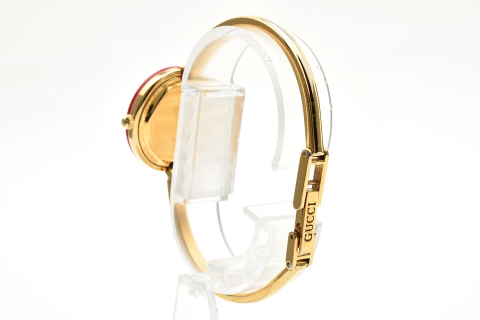 [N MINT] Gucci Change Bezel 11/12.2 Quartz 11 Colors Gold Women Vintage ...