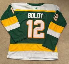 MATT BOLDY SIGNED MINNESOTA WILD JERSEY SIZE 54 BECKETT BAS NEW HAND SIGNED