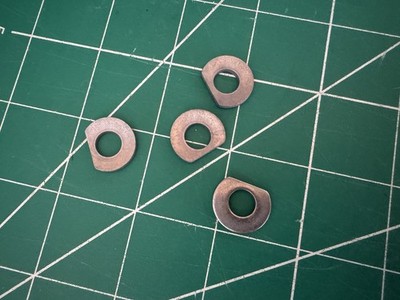 QTY 4 NEW OEM Tesla Model S 3 X Y D-CUT WASHER BELL M8 1092277-00-B
