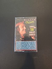 Willie Nelson Sings 28 Great Songs Cassette New Sealed