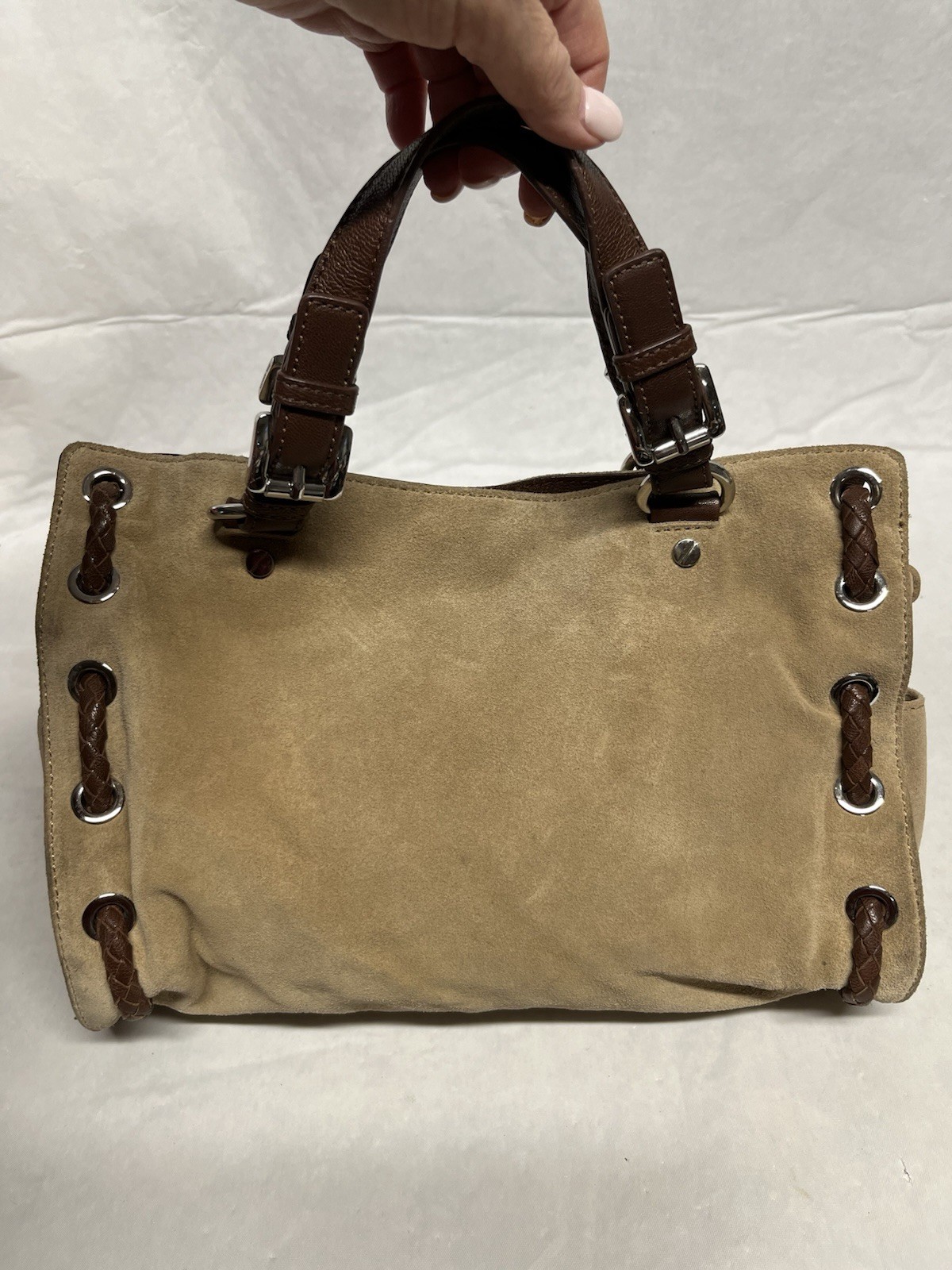MICHAELKORSTANSUEDELEATHERSATCHELSTYLEPLUS!31b