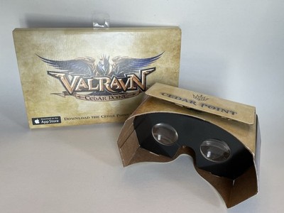 RARE Cedar Point VALRAVN Google Cardboard VR Viewer DODOcase Coaster Promo 2016