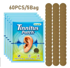12/24Pc Tinnitus Treatment Patch Prevent Hearing Loss Ear Relief Medical Plaster