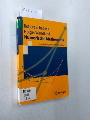 Numerische Mathematik (Springer-Lehrbuch) Schaback, Robert: 1846451