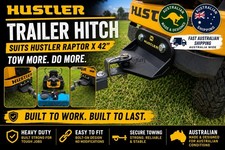 Hustler Raptor X 42 Mower Tow Hitch Kit Pin Bolts Australian Made