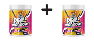 2 x Muscle Moose Pre-Workout Zero Itch Formula (20 Serv) Fruit (78,55 EUR/kg)