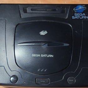 SEGA Saturn Black Console 1995 with Controller, Cables, Composite RCA