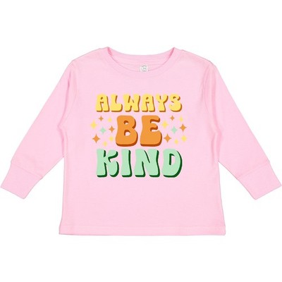 Inktastic Always Be Kind Toddler Long Sleeve T-Shirt Kinder Kindness Positive