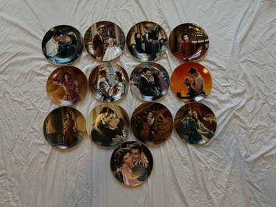 W. L. George 'Gone with the Wind' Critics Choice Collector's Plate Set of 13