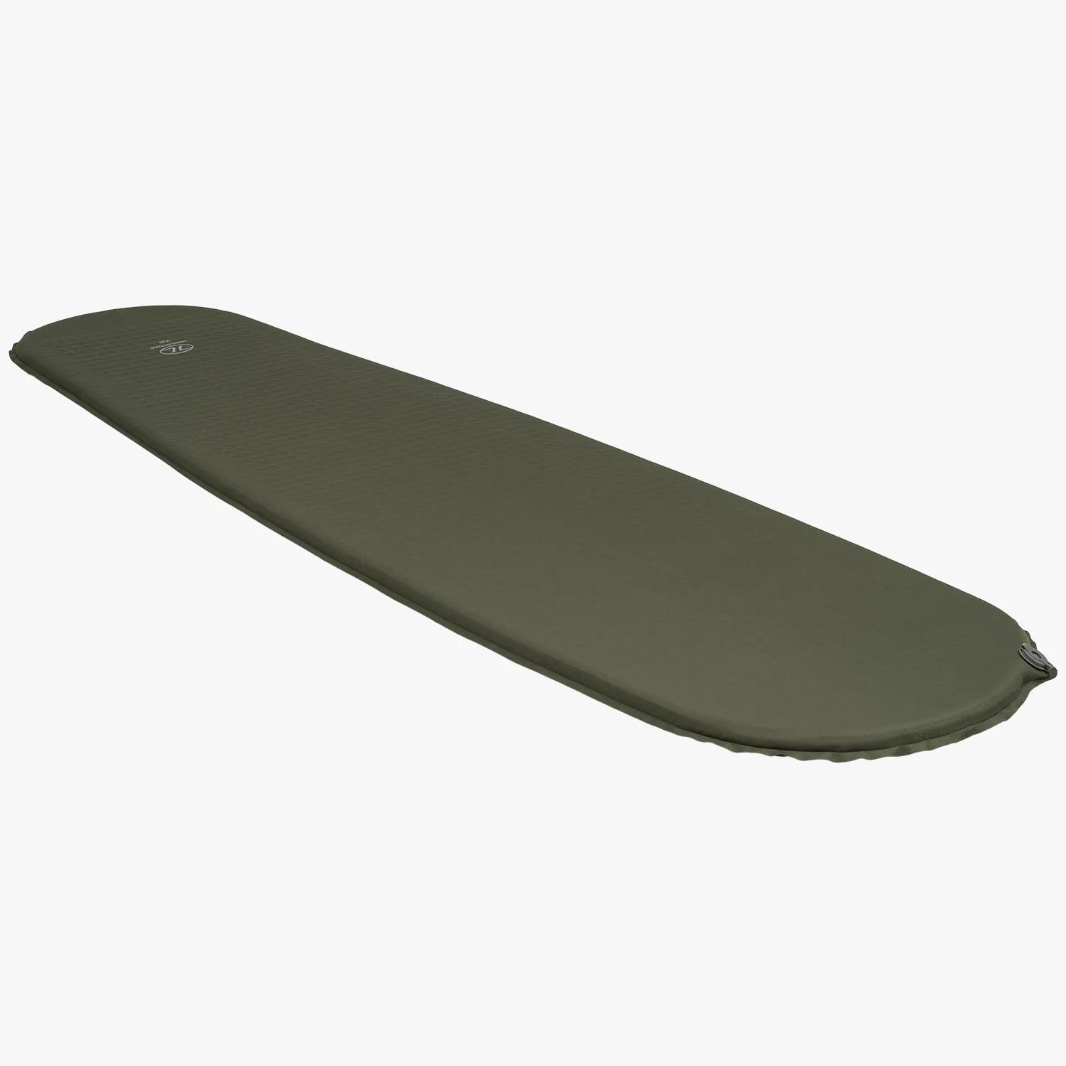 Highlander Kip Mat Self Inflate Olive Sleeping Mat Padded Camping  SM126-OG
