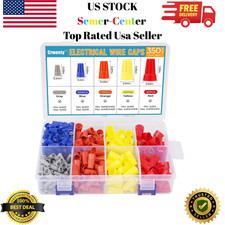 350 Pcs Wire Connectors Kit, Electrical Connectors Nuts Small, Assorted Wire