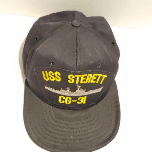 USS Sterett CG-31 Navy Cruiser Baseball Hat Cap USN Military Ship Memorabilia - Picture 10 of 10