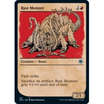 RUST MONSTER (SHOWCASE) X4 Adventures In The Forgotten Realms AFR Magic MTG CARD