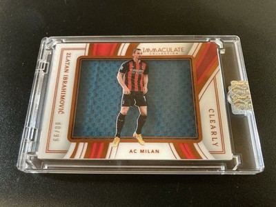  /99 Zlatan Ibrahimovic Patch Relic   2023-24 Topps Clearly Immaculate Jerseys