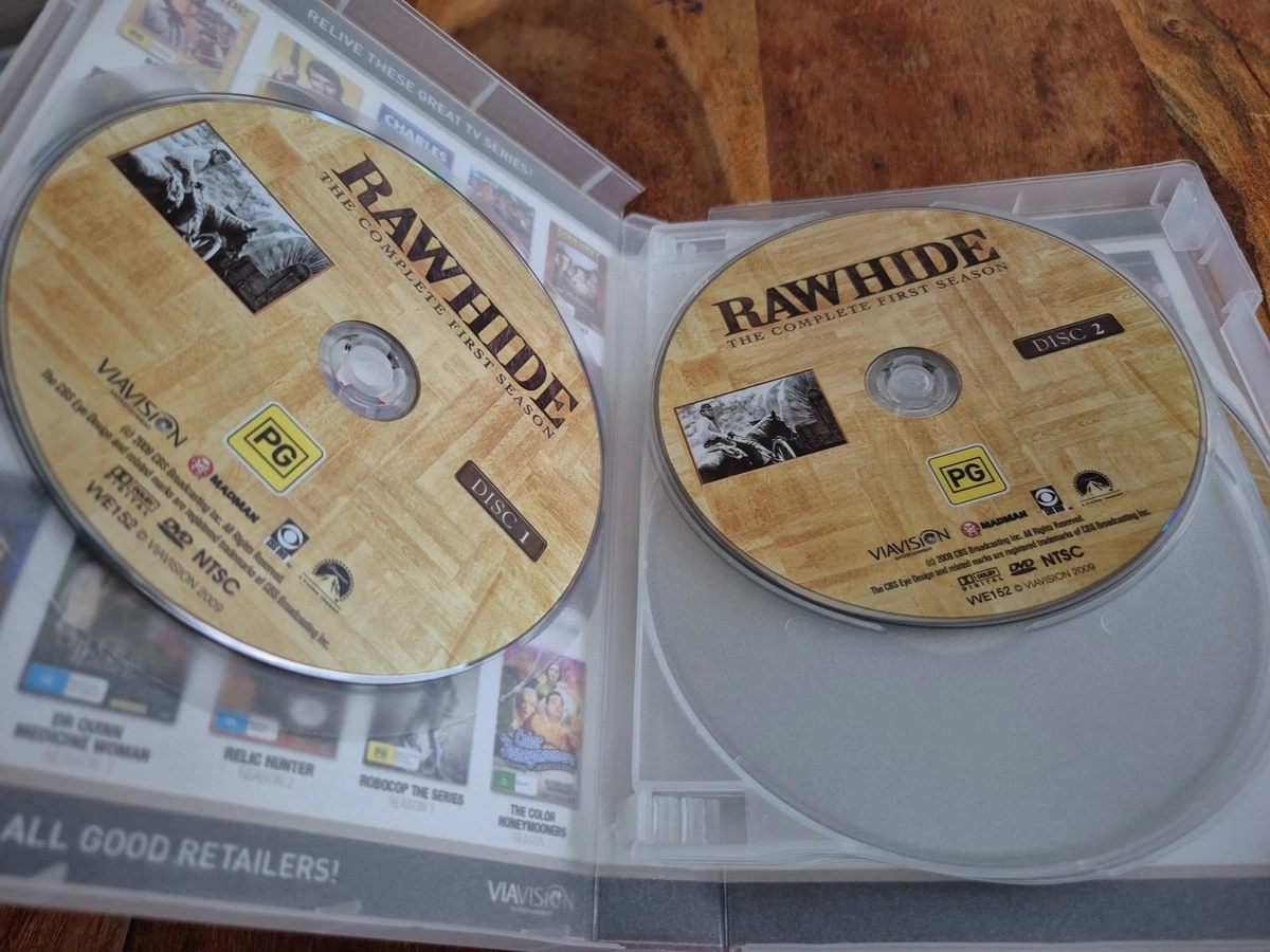 Rawhide Season 1 First - Clint Eastwood - DVD - Region 4 Australia 