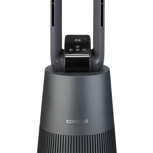Ventilador de torre con control remoto y oscilación de pie 15 h 50W premium - Imagen 3 de 8