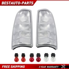 Clear Euro Rear Tail Light Set Fit 99-07 Chevy Silverado Gmc Sierra Pickup Truck Clear Euro Rear Tail Light Set Fit 99-07 Chevy Silverado Gmc Sierra Pickup Truck