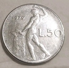 50 Lire 1979 - Errore Di Conio. 