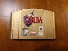 The Legend Of Zelda Ocarina of Time N64 Gold Collector's Edition Tested Works