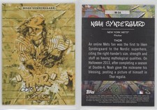 2017 Topps Fire Monikers Gold Minted Noah Syndergaard #M-26