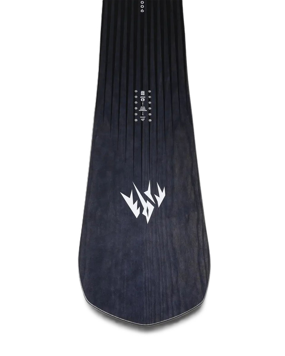 Jones Freecarver 9000S Unisex All-Mountain Snowboard, Black