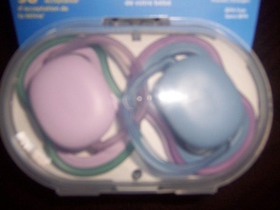 Avent Ultra soft  pacifier  6-18 months blue/ purple  New