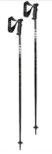 LEKI QNTM Black/Green All Mountain Ski Poles 125 - NEW