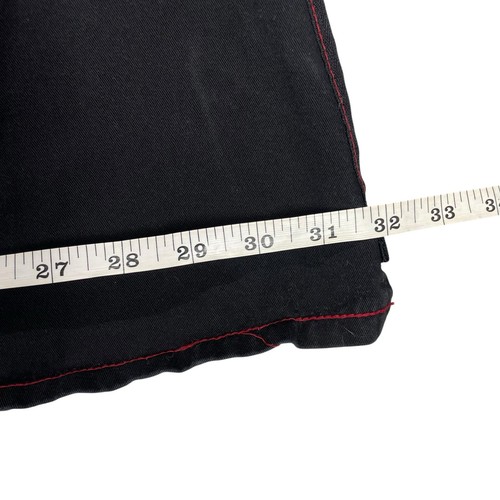 Tripp NYC Long Maxi Black Goth Punk Cargo Skirt Sz M Zippers Chains Skulls Studs - Picture 14 of 16