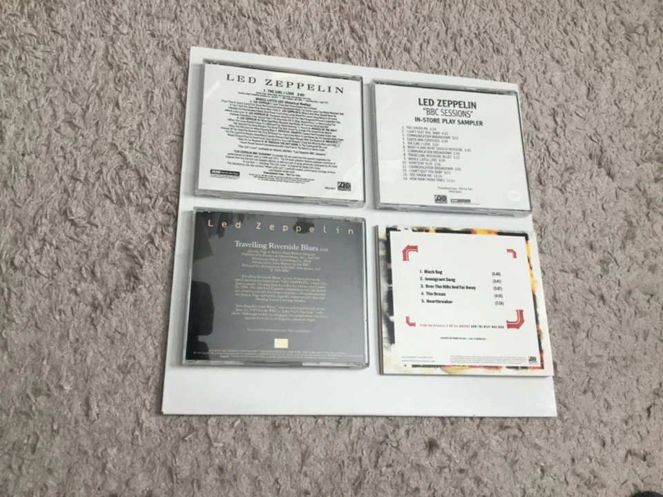 LOT of LED ZEPPELIN (4) US orig ATLANTIC lbl ALL promo sampler CDs for 1 BID!! - Image 2 of 3