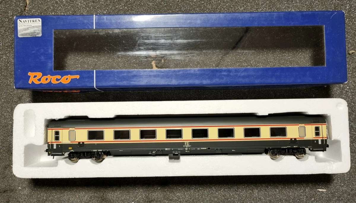 Roco Voiture Voyageurs 1ère Classe GRAN CONFORT – FS Bandiera 45631, échelle HO, Neuf