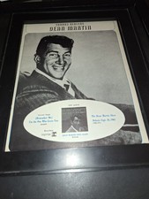 Dean Martin I'm The One Who Loves You Rare Original Promo Poster Ad Framed!