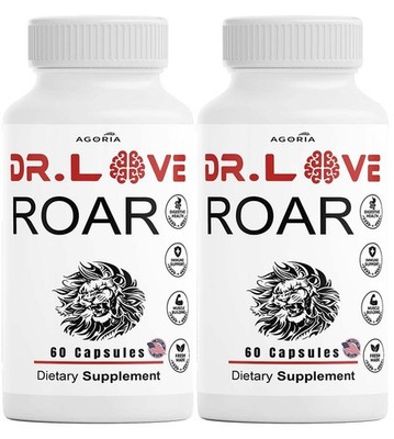 Dr. Love Roar Supports Energy and Vitality Male Health Supplement ( 2 Pack )