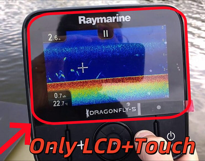For raymarine DRAGONFLY5 Fishfinder LCD Display With Touch Screen