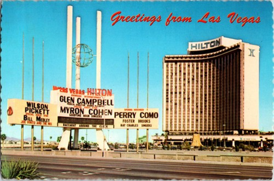 #ad Las Vegas Nevada NV : GLEN CAMPBELL AT CASINO HOTEL j 04 BQ8822 C $8.62