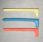 Set of 3 Vintage Star Wars Lettered Hilt Lightsabers Authentic Kenner 1977 Parts