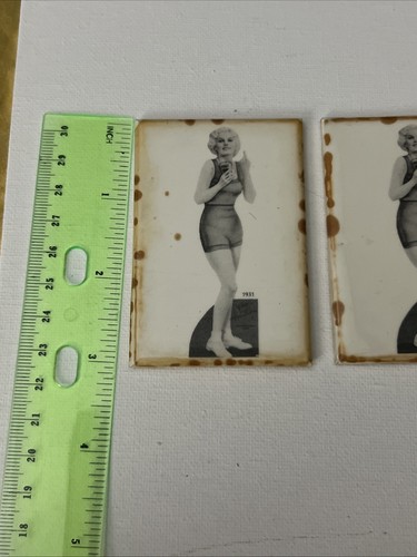 Lot Of 2 Vintage Coca Cola Coke Soda Pop Jean Harlow Advertising Pocket Mirror - Picture 3 of 4