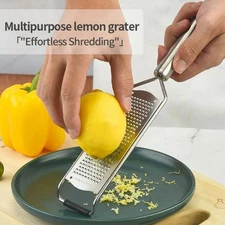 Lemon Zester Citrus Cheese Garlic Grater - Stainless Steel Utility Zester Safe