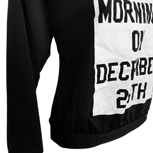 Prince Peter Pullover Casual Womens Black Graphic Sweatshirt Pullover sz XS - Picture 11 of 16