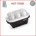Easy Store Electric Egg Cooker - 6, Black/White