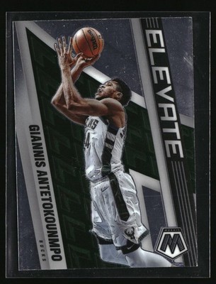 2021-22 Panini Mosaic #13 Giannis Antetokounmpo Elevate