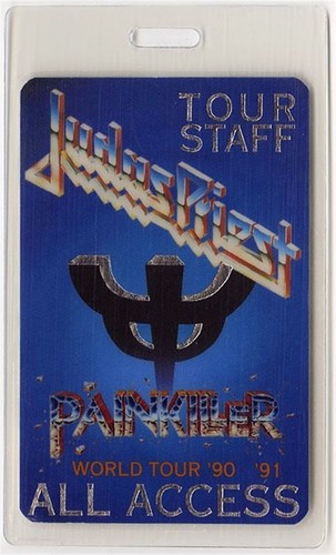 POSTER AFFICHE MAGAZINE rock JUDAS PRIEST concert 1981 PARIS 88x58cm