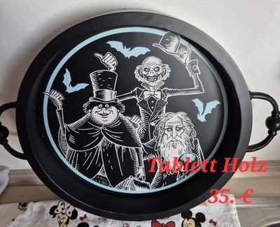 Disney Haunted Mansion Phantom Manor Tablett Holz