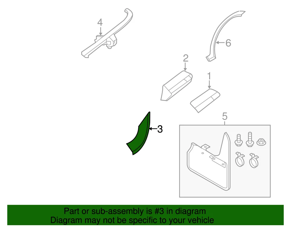 Подлинная каменная защита Volkswagen 5C5-821-714-A - Изображение 2 из 2
