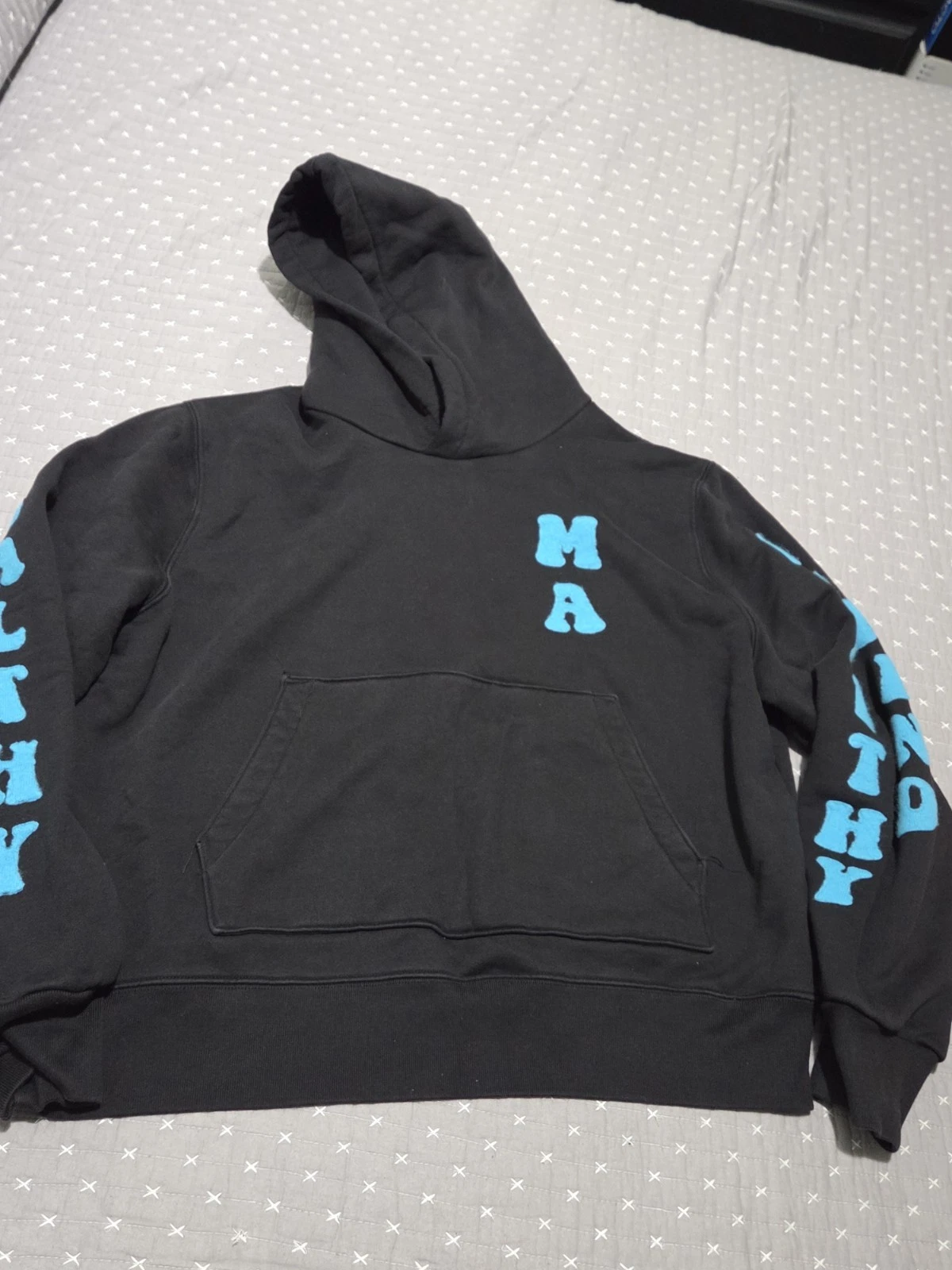 Felpa con cappuccio Amiri uomo A Love Movement corpo sano taglia large